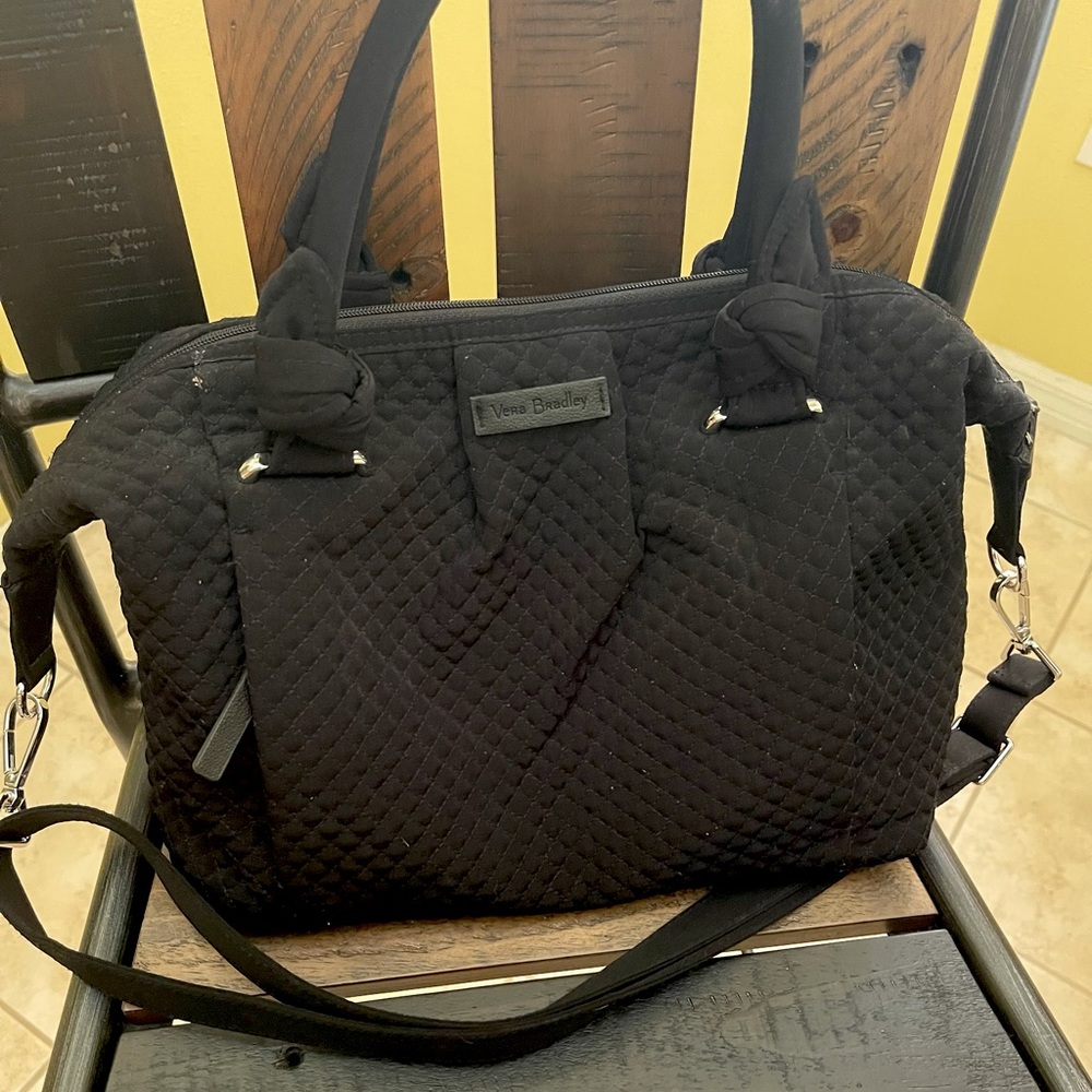 Vera Bradley Black Quilted Bag